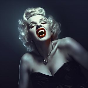 Marilyn Monroe de vampiresa (retrato humano) (7-1-2024).jpg